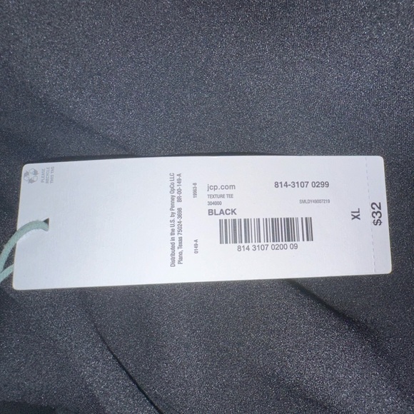 Liz Claiborne Texture Tee Womens Round Neck Short Sleeve Blouse XL - Picture 5 of 5